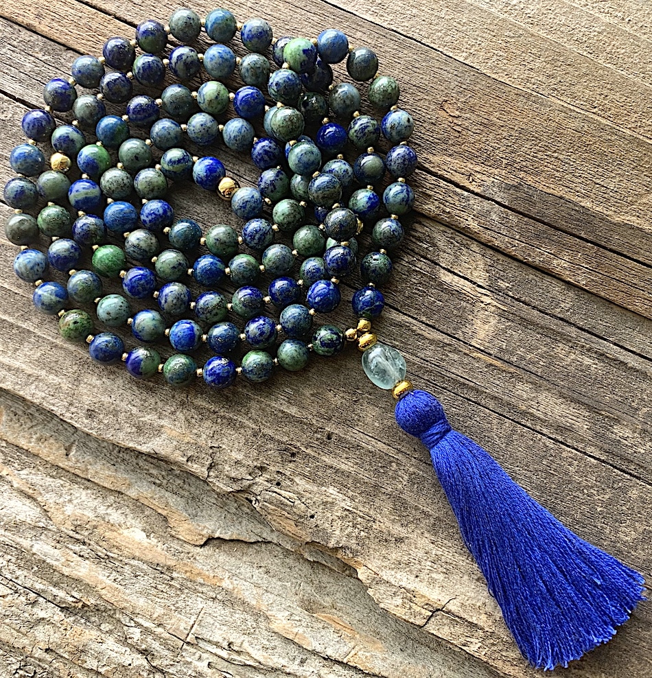 Chrysocolla-Mala-Prayer-Beads