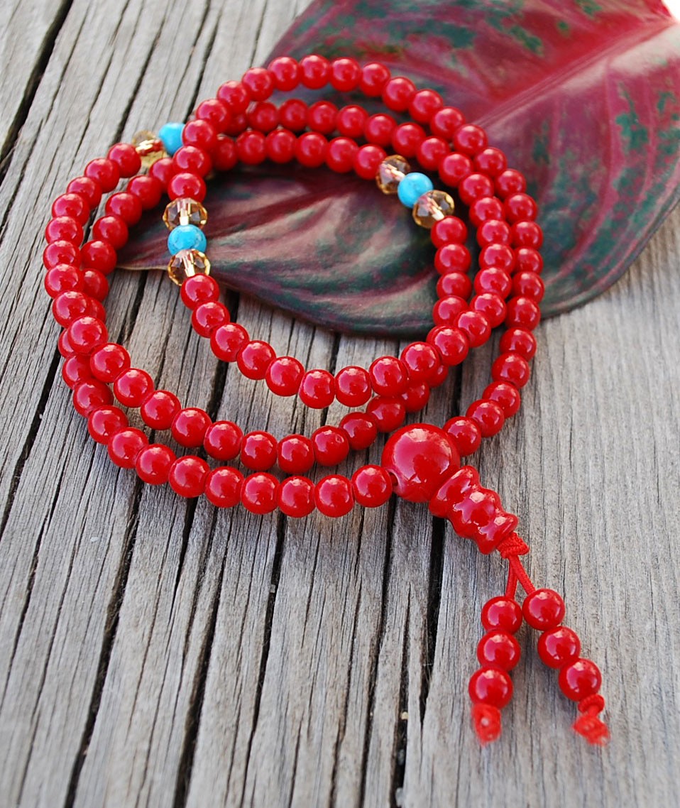 coral mini mala