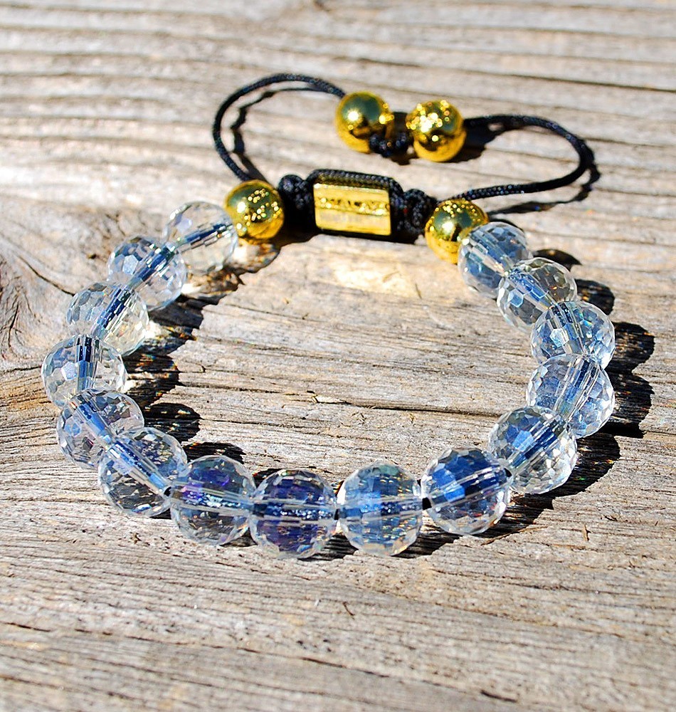 Opalite and Crystal bracelet FCB7 | Felt