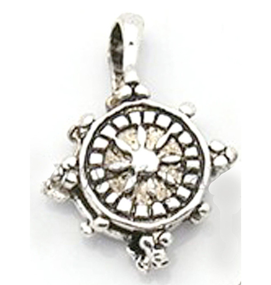 Bum Counter Silver Dharmachakra
