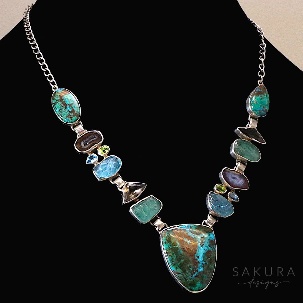 Chrysocolla-necklace-multi-925