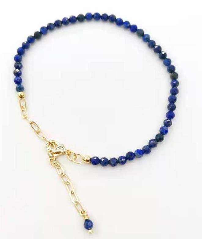 Faceted-Lapis-Lazuli-Bracelet
