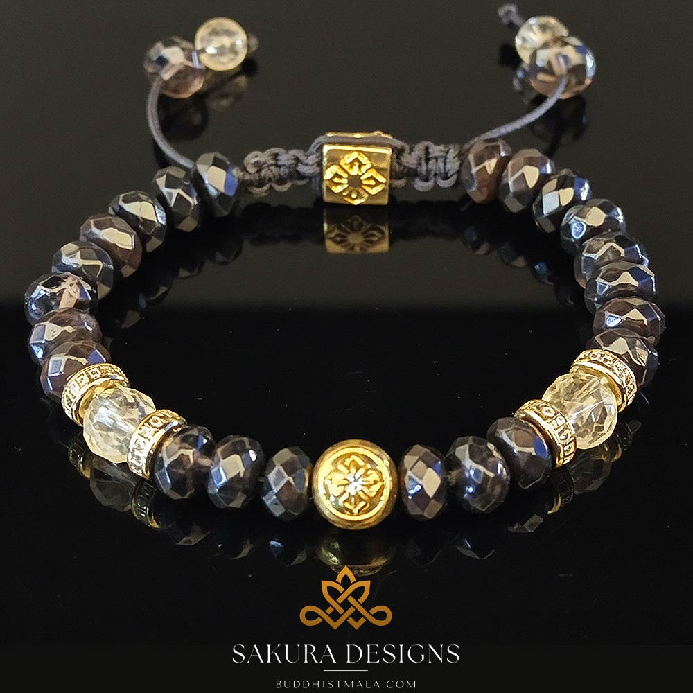 smoky-quartz-shamballa-dorje-bracelet